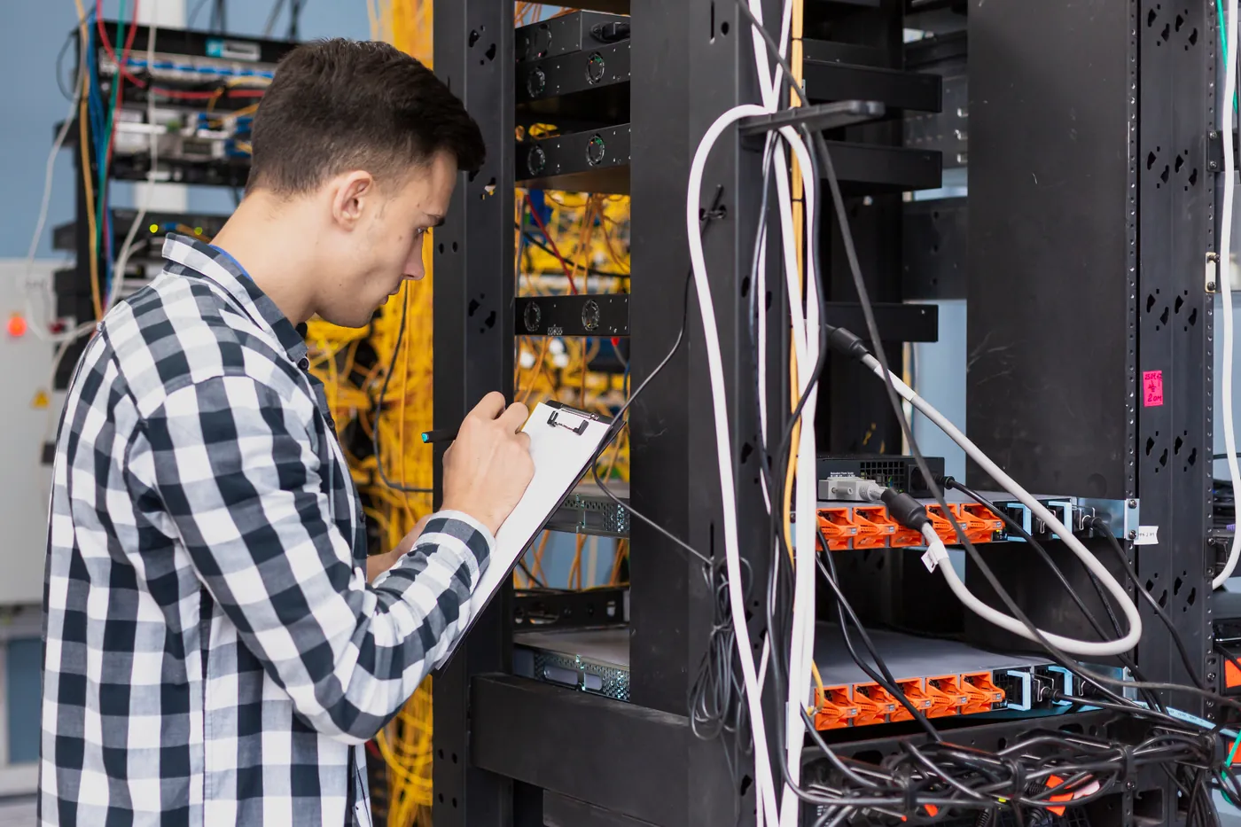 Tendido de fibra óptica